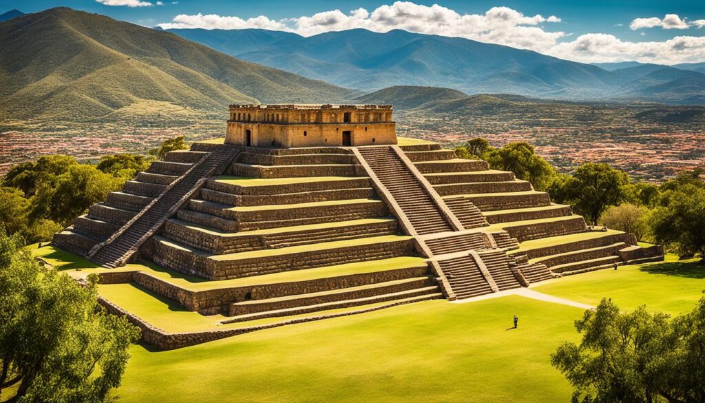 Monte Alban Zapotec ruins